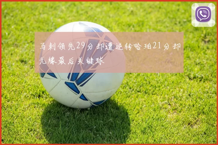 马刺领先29分却遭逆转哈珀21分却无缘最后关键球